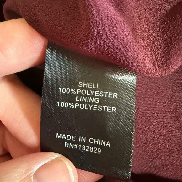 House of Harlow 1960 x REVOLVE Kate Pants Red Wine Velvet S Whimsigoth $188 - Picture 5 of 9